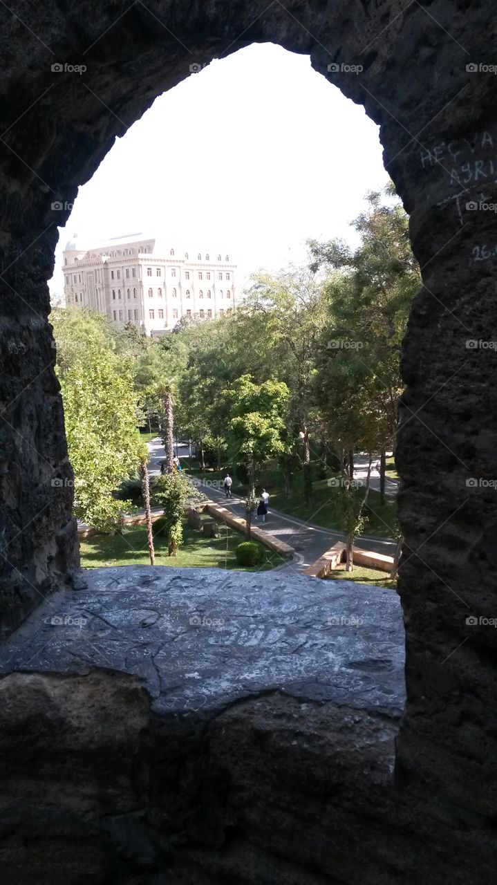 philarmony garden view from castle