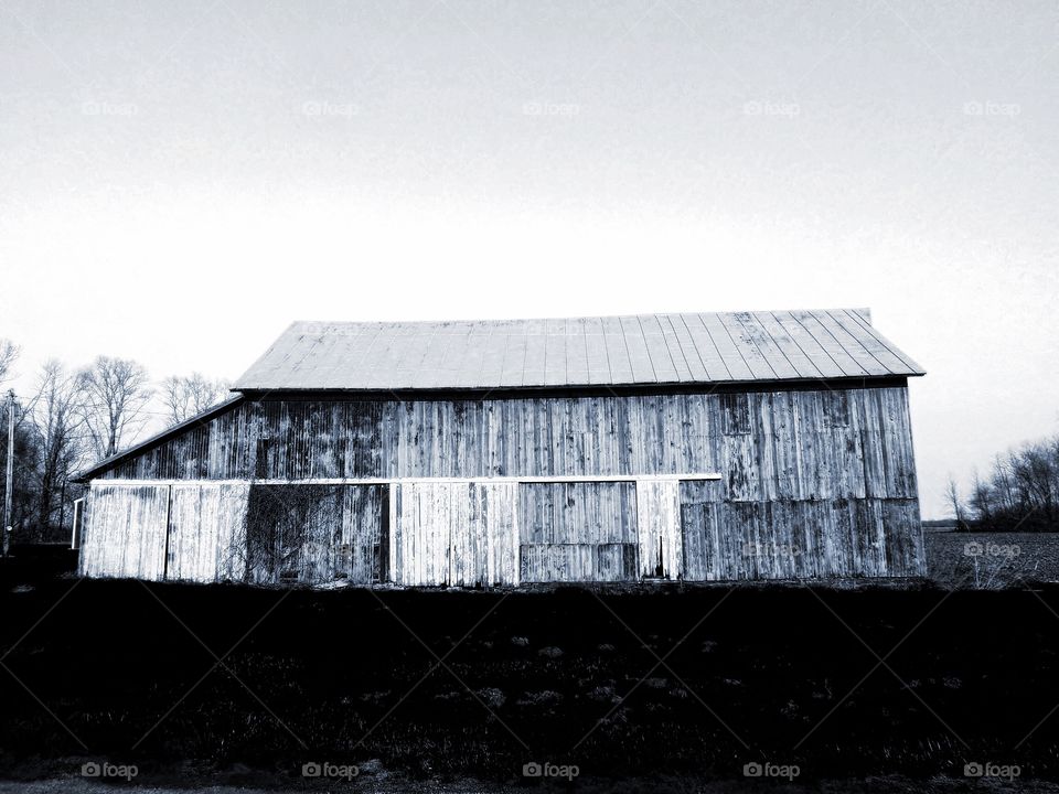 Old Indiana barn 