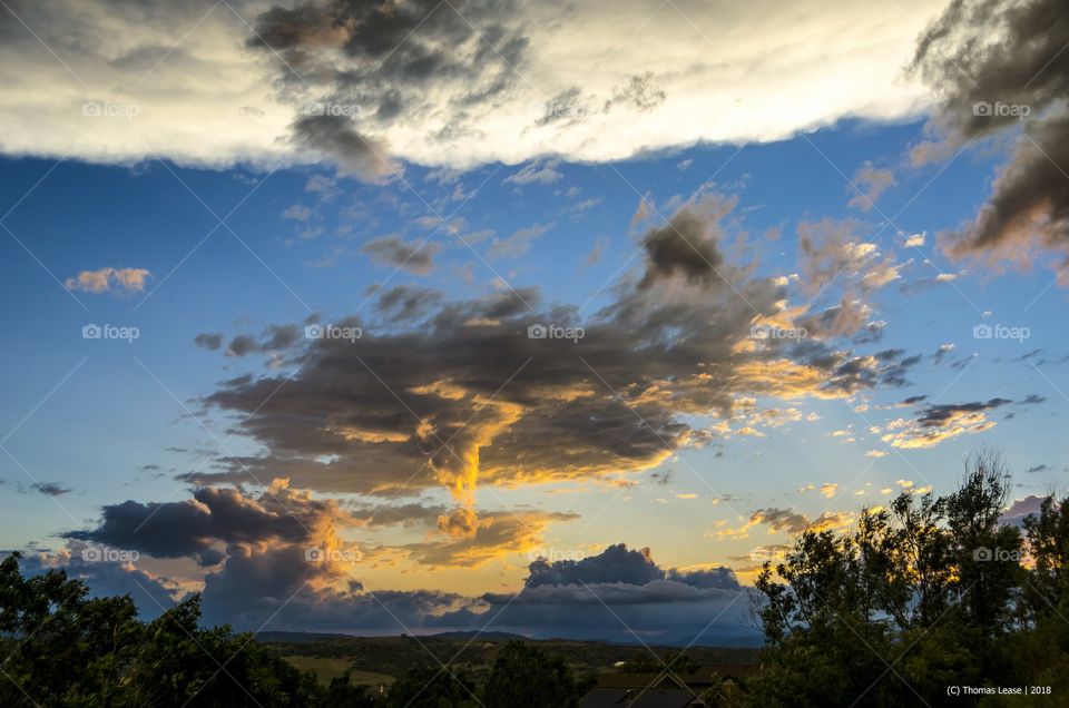 Castle Rock sunset