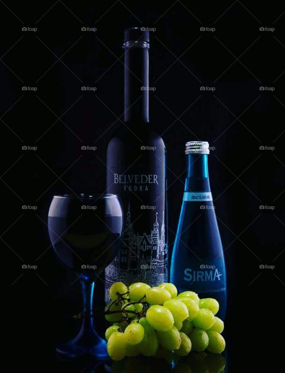 black ang glass work togther very good nice