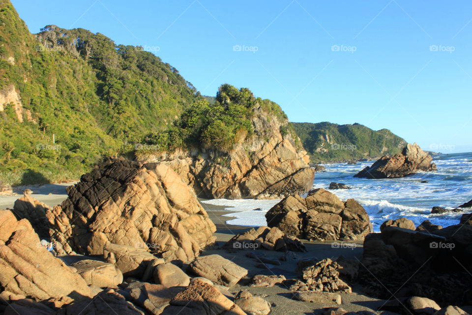 View of a idyllic beach