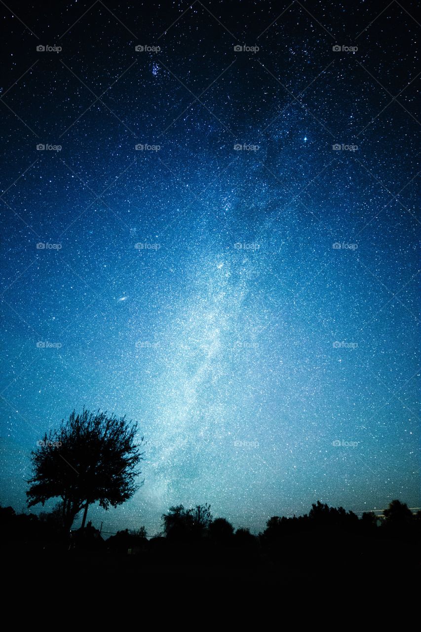 The view of the stars from my front yard. 