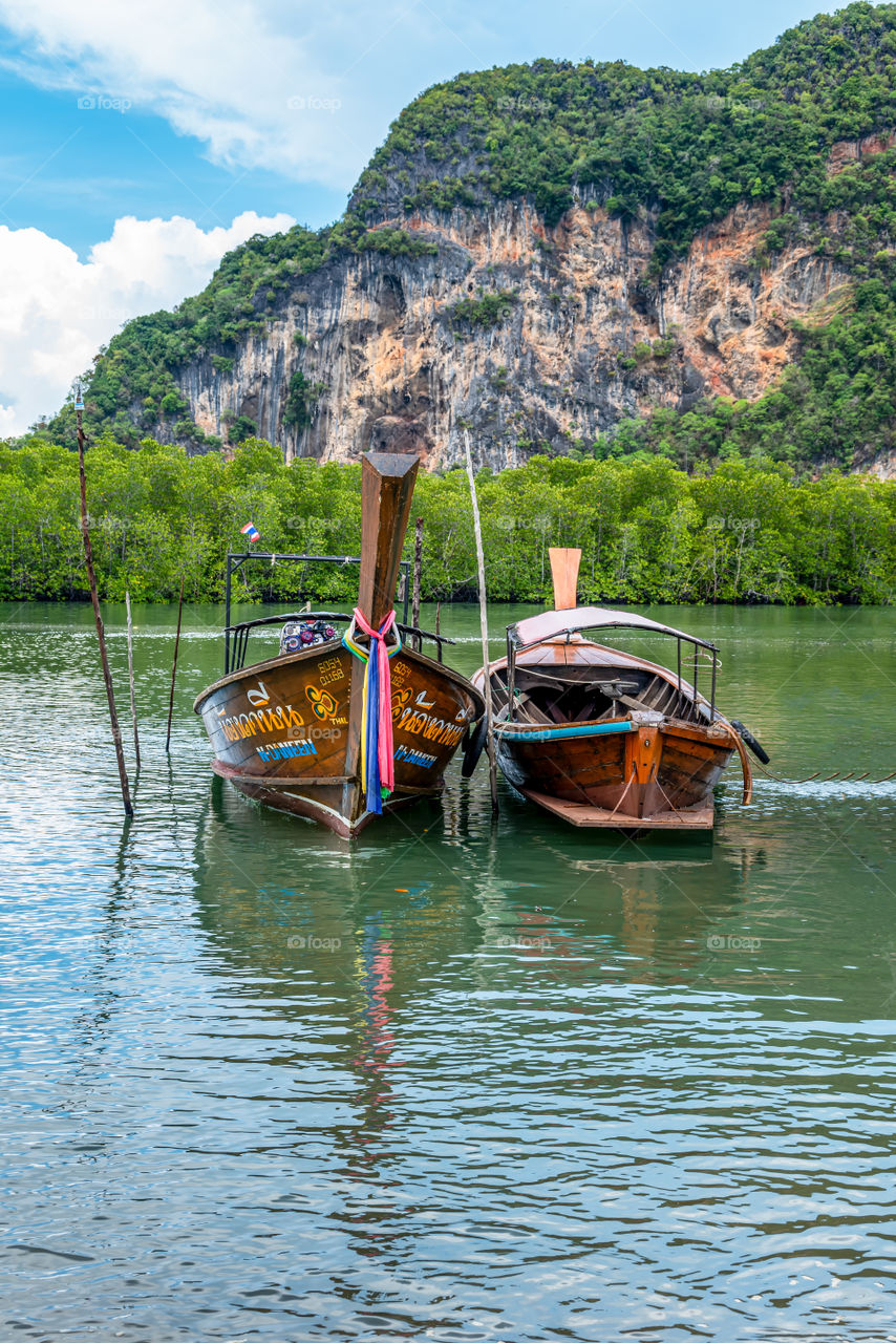 Beautiful landscape of SamedNangChee in Thailand