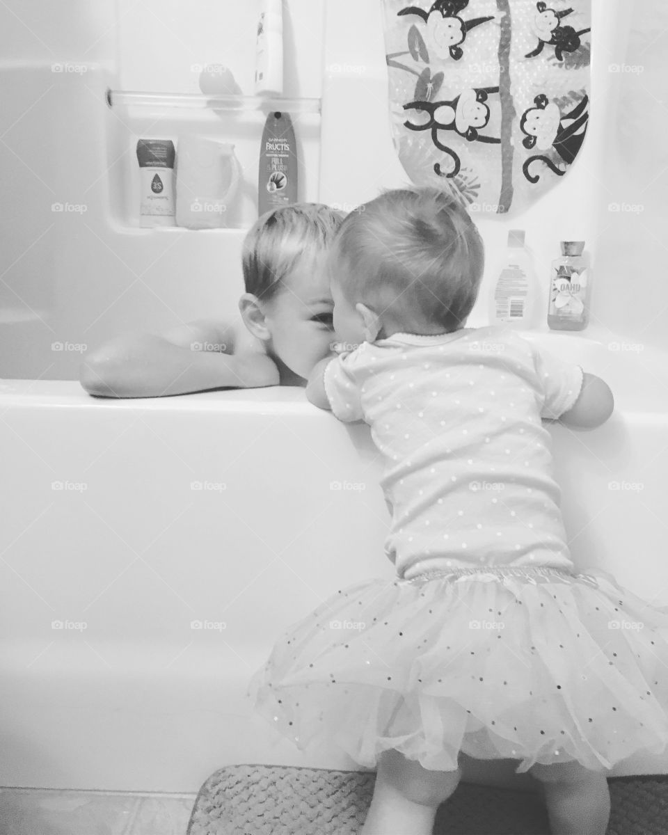 Cutest black and white photo ever 