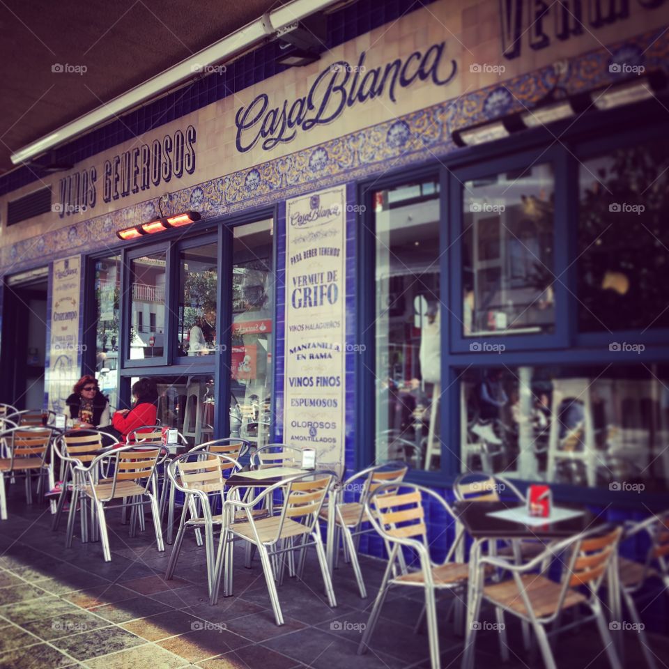 Casa Blanca cafe and tapas bar, Marbella, Spain