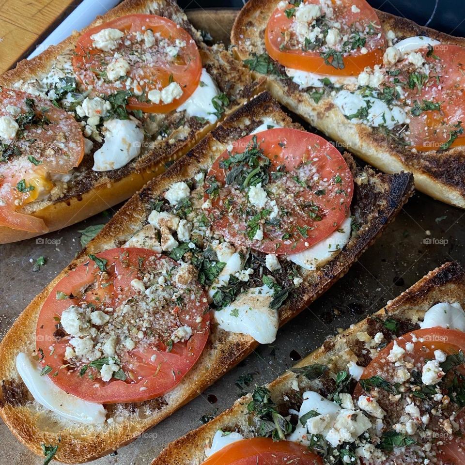 Balsamic cheese and tomato omg 