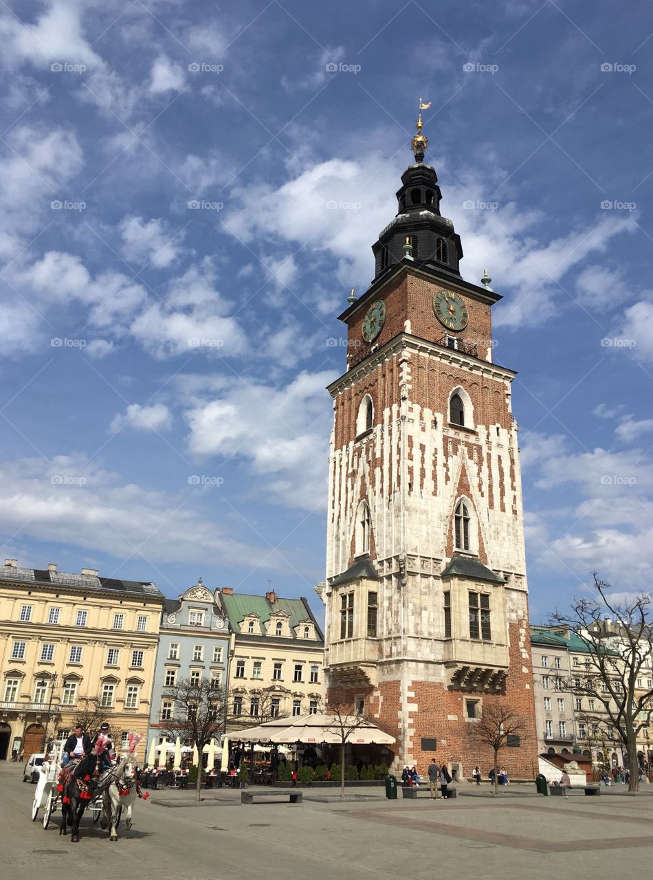 Kraków, main square, Poland