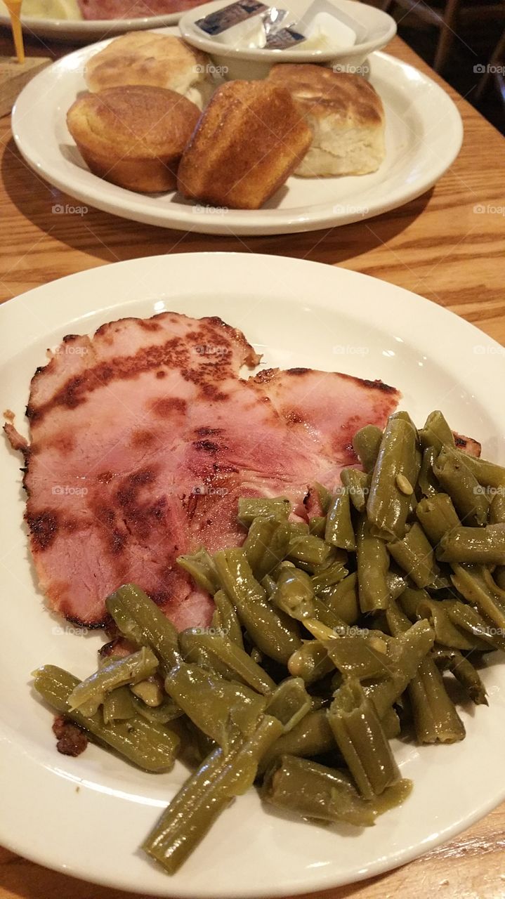 Ham and Green Beans