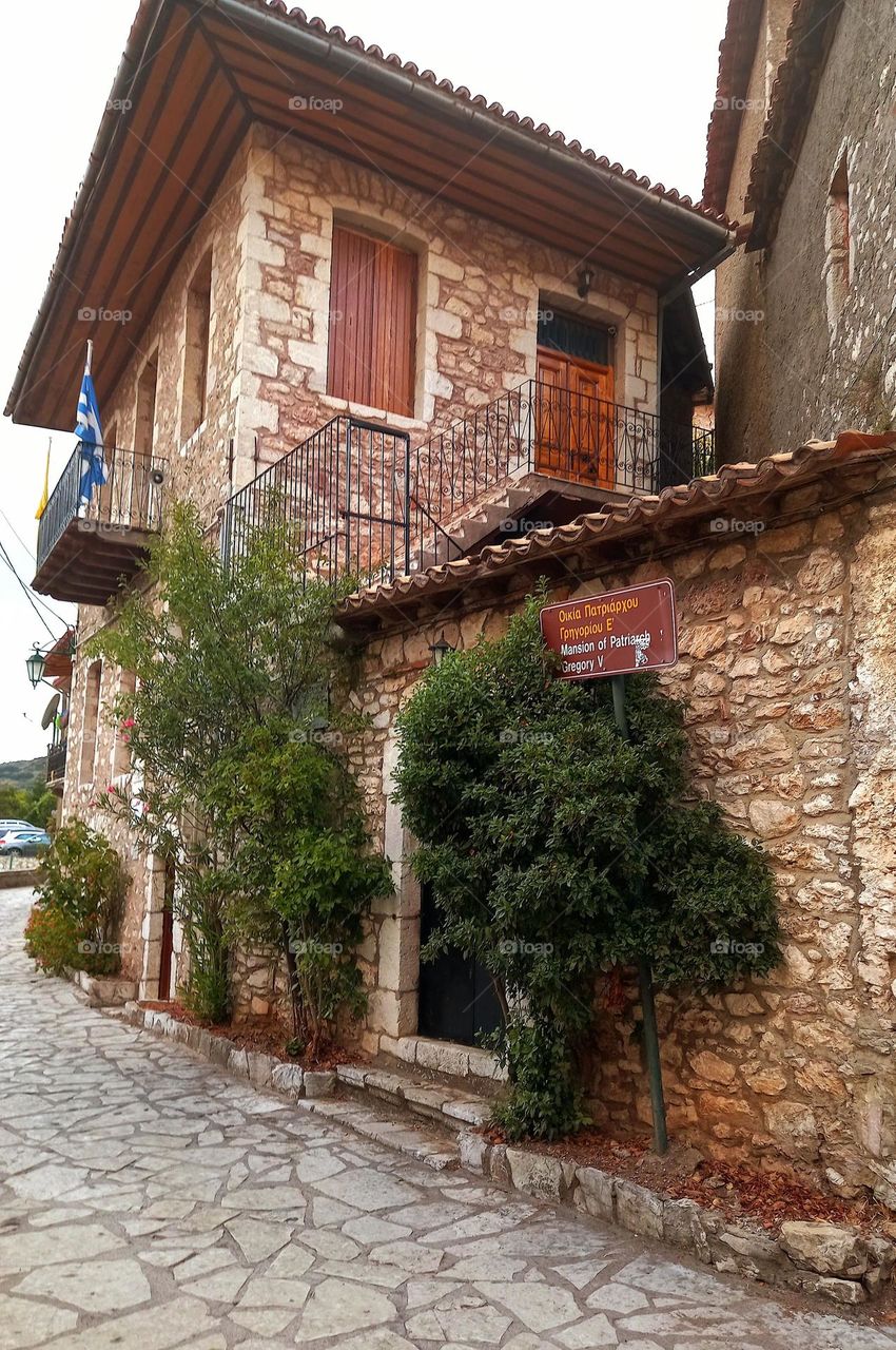 The  dwelling of an old ,well known patriarch of my country