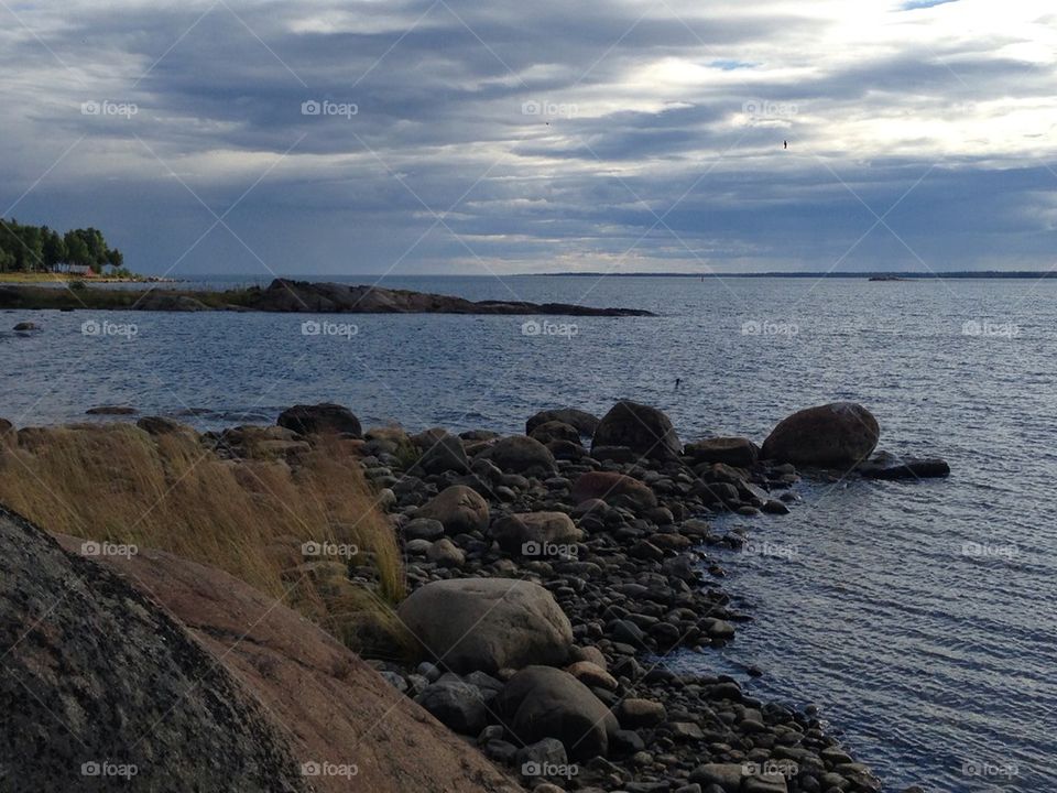 Seascape of sea