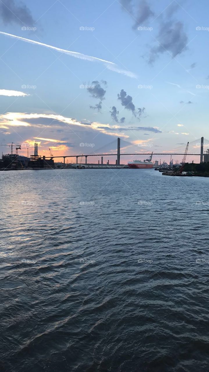 Seriously satisfying Savannah sunset