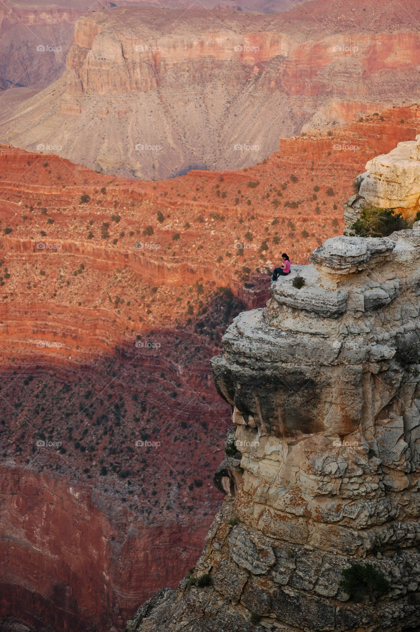 Some of us will do anything  for a good view