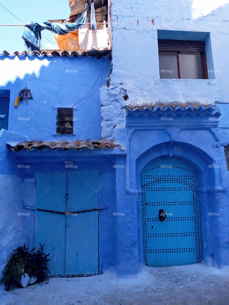 Ancien habitation in Chefchaouen city of morocco