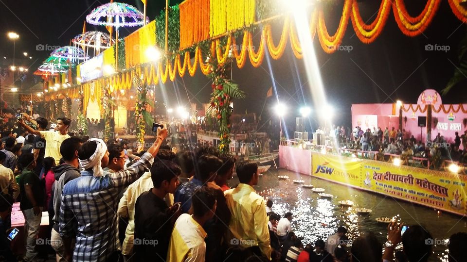 celebrations of Dev Deepavali at Varanasi