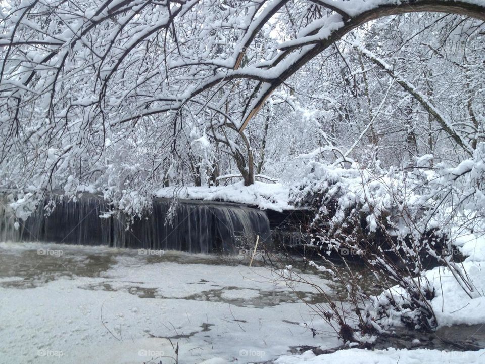 Icy Waterfall 