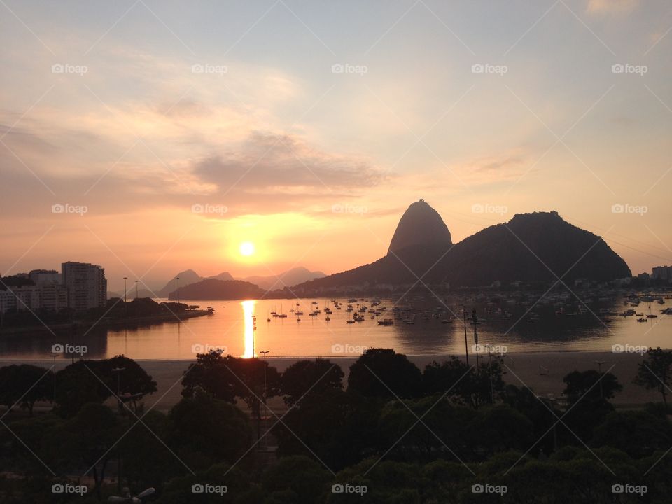 Sunset in Rio 
