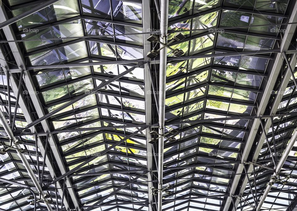 Metal roof structure