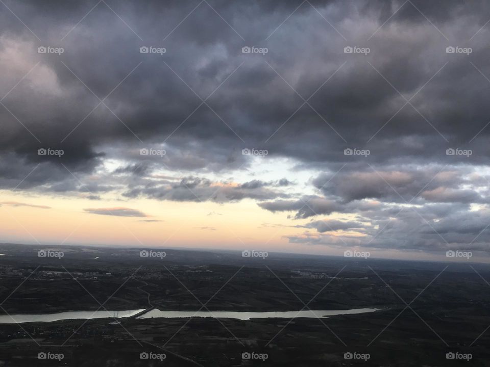The celestial beauty of the skies - clouds like a child's dream - makes us feel extraterrestrial, like angels. Prayers might come true more up here.