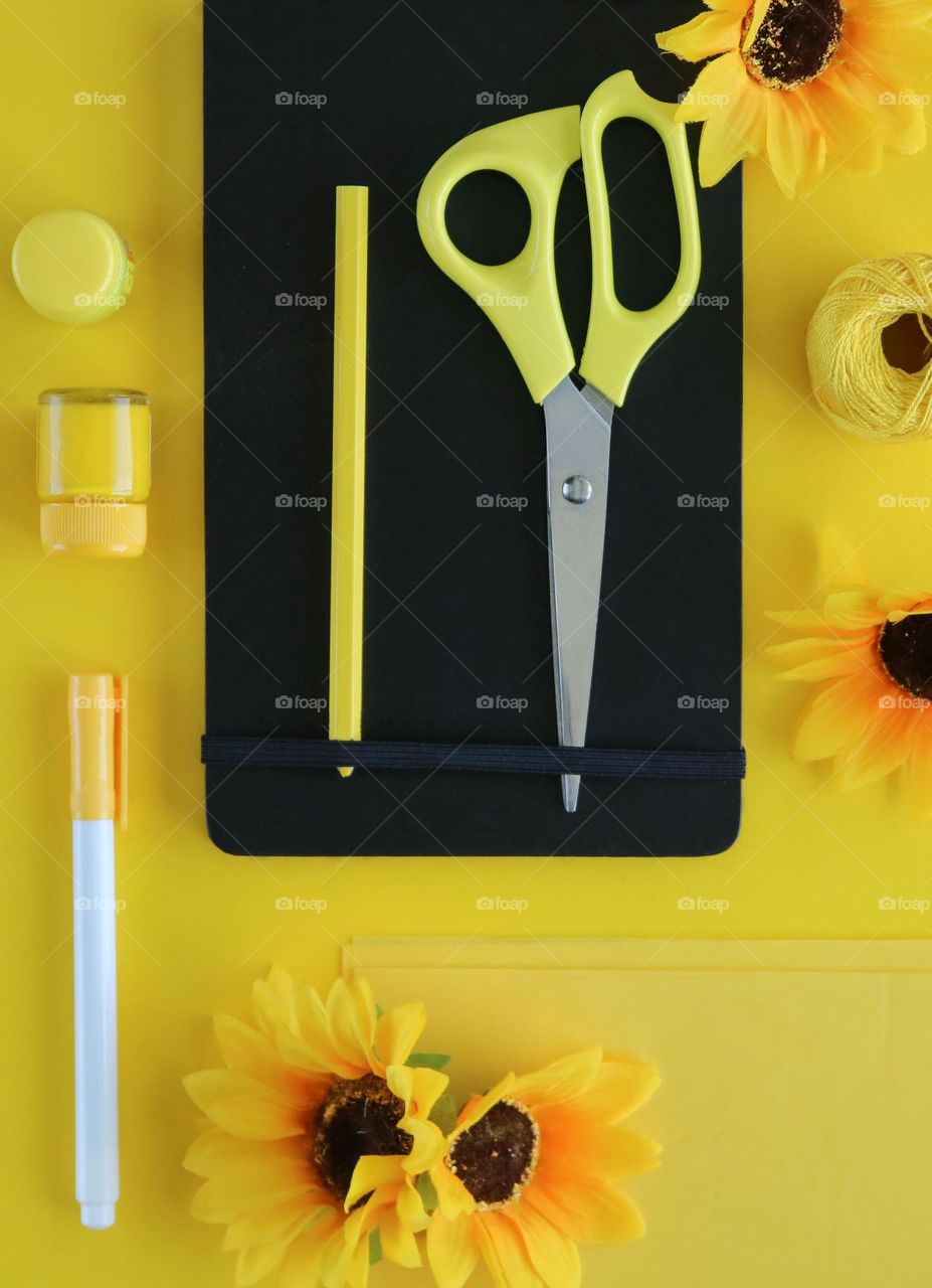 Yellow Flatlay