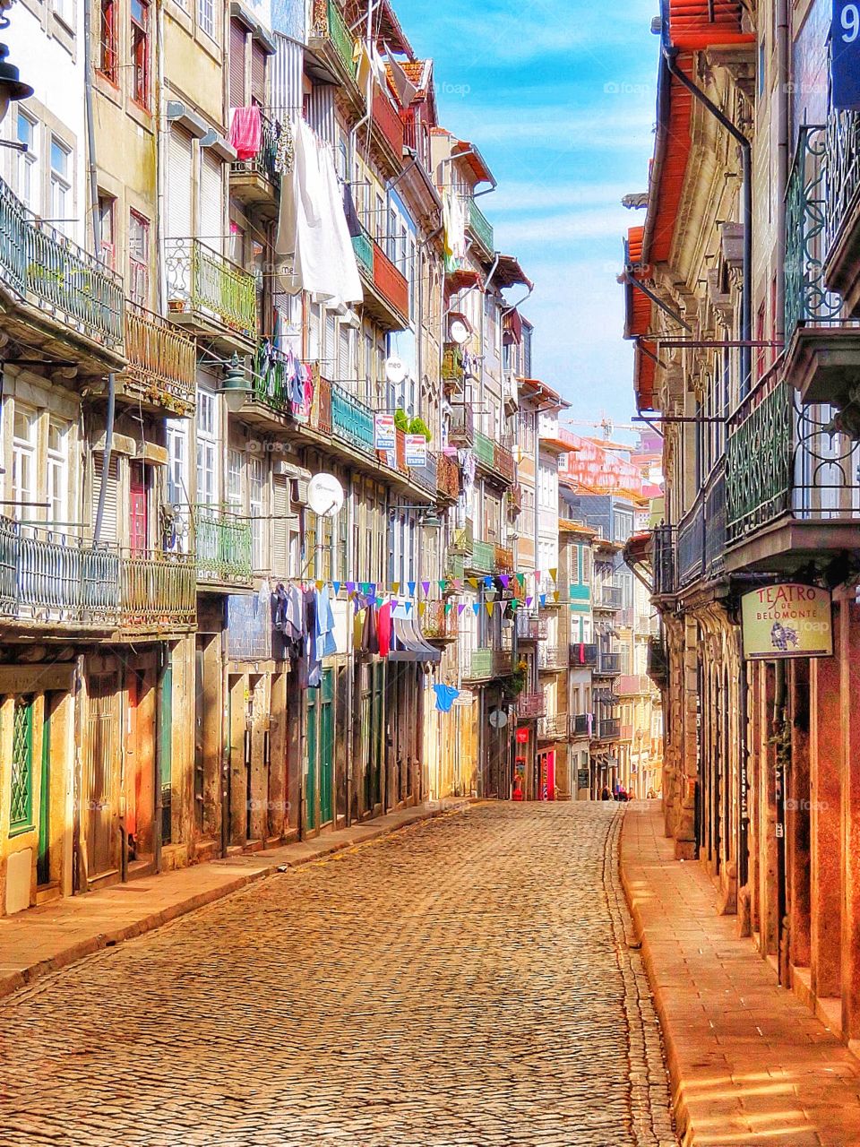 Typical street Porto