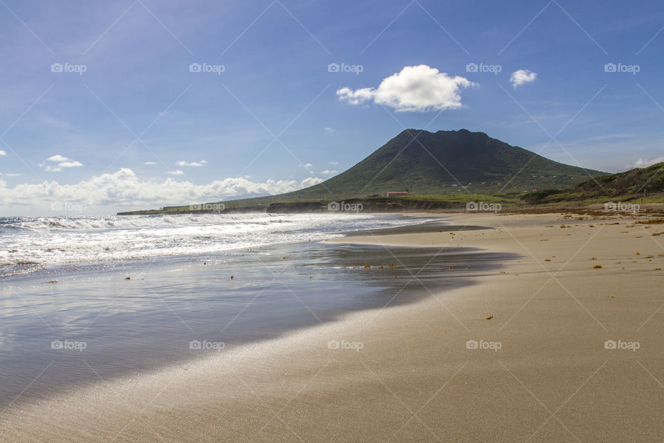 North beach, St Eustatius Island 