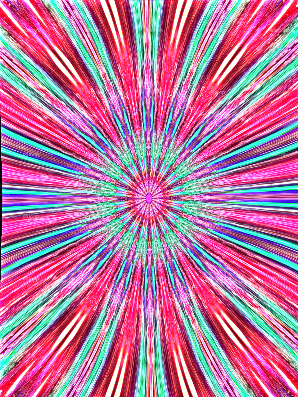 Sprung pink fractal