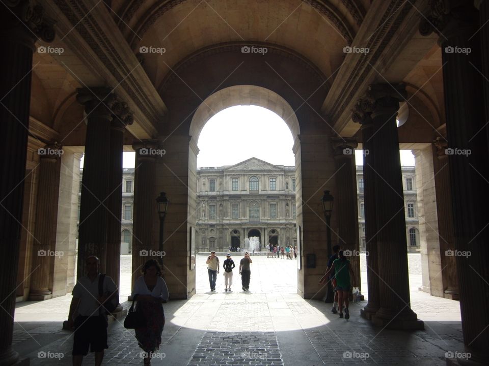 Arches at the Louvre