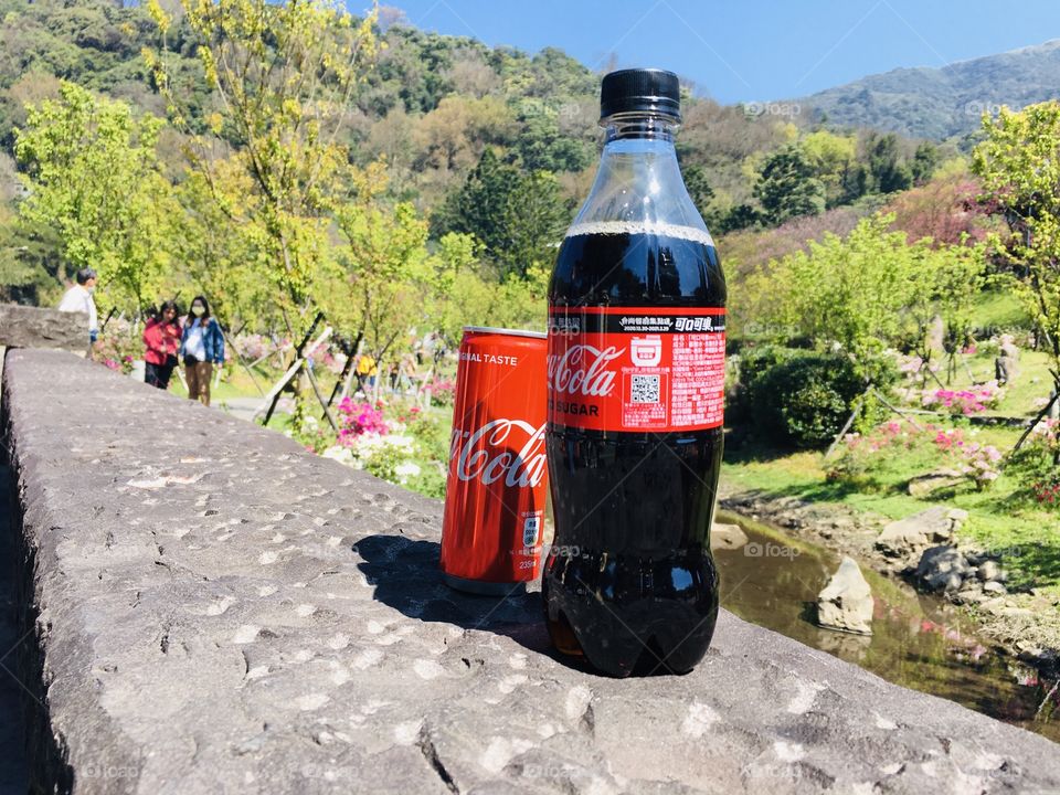 Coke Original taste in the middle of nowhere 😃