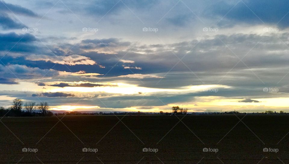Meridian Idaho Sunset 