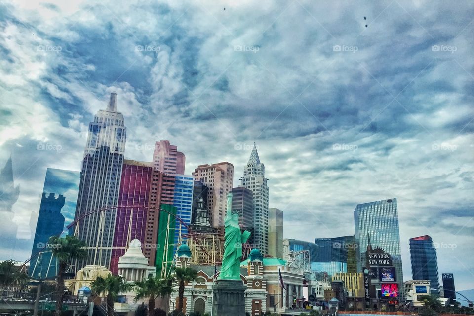 Cloudy day in Las Vegas.