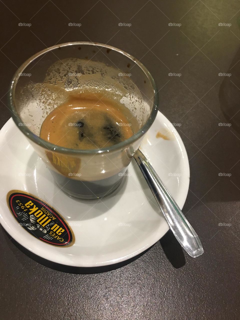 Delicious black coffee 