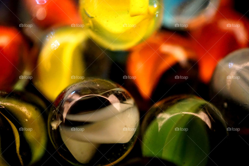 Macro marbles 