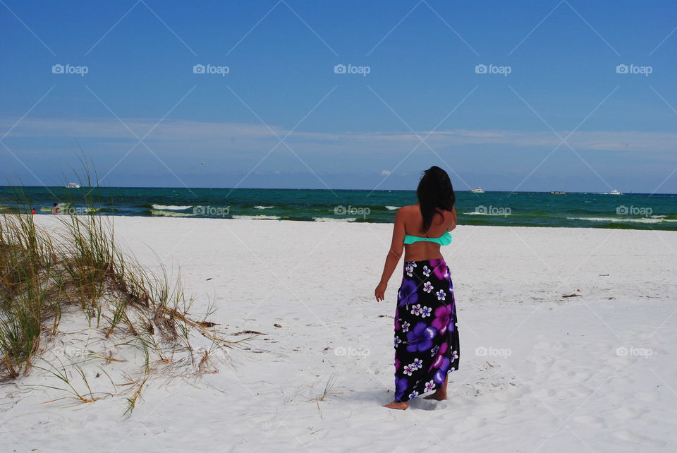 Girl at the beach