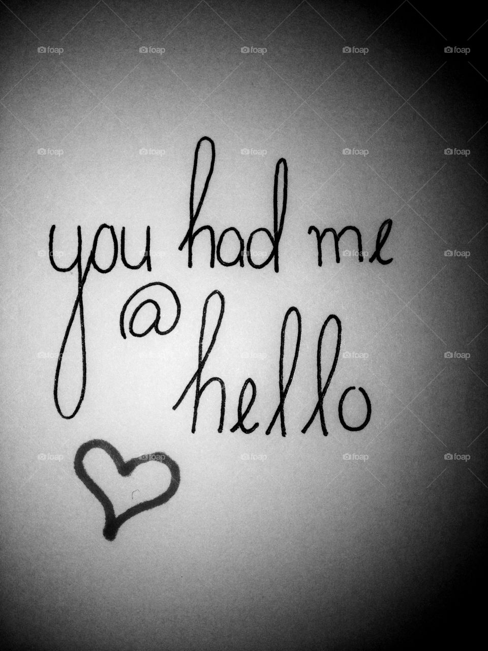 You had me @ hello