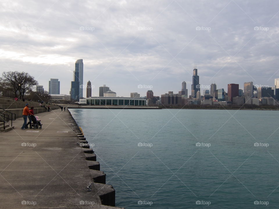 Chicago from the lakefront