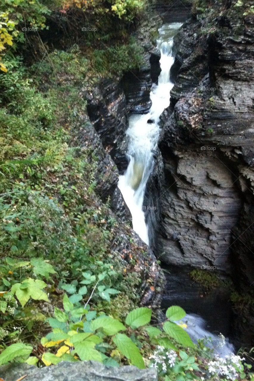 Tiny waterfall