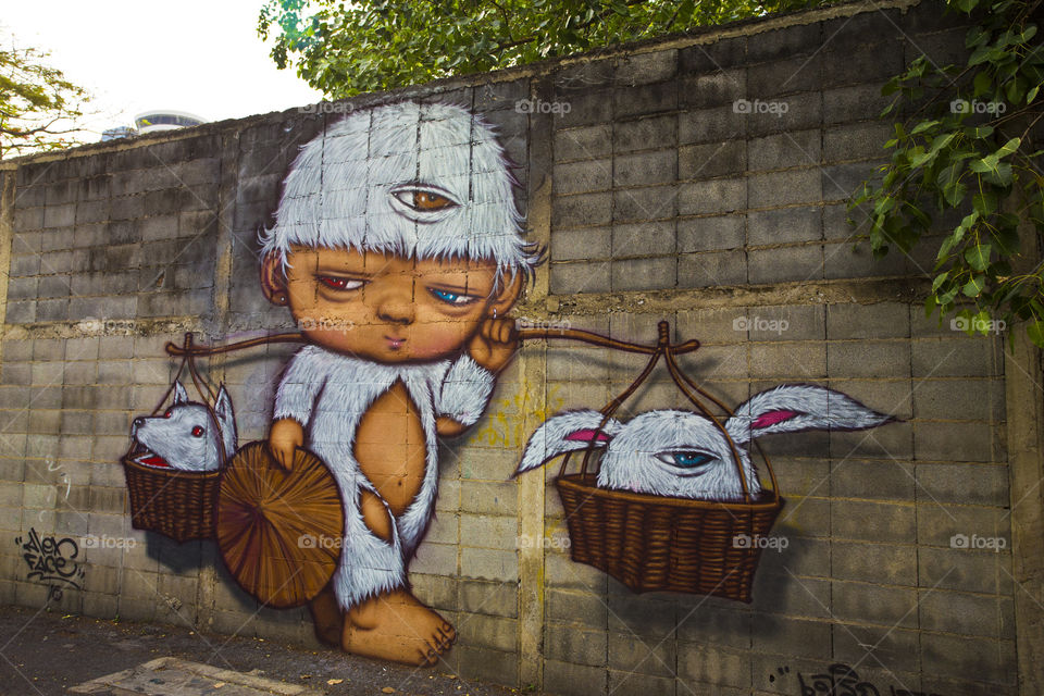 Street art in Bangkok