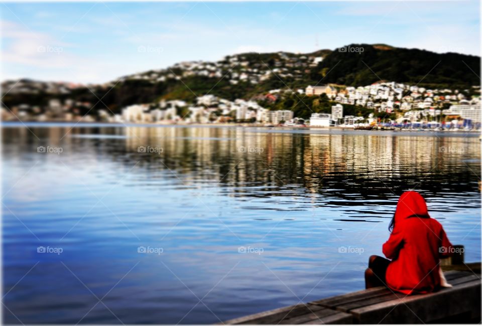 Reflections on Wellington Harbour