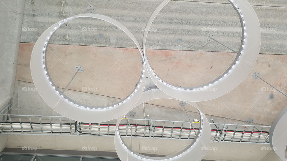 Street lights in daytime