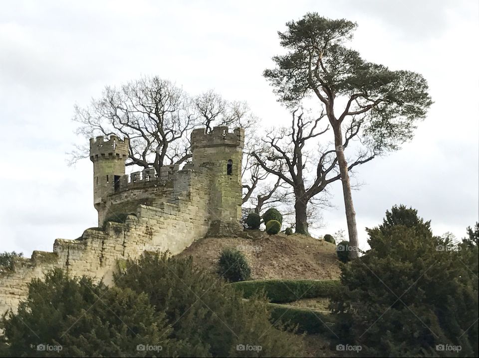 Warwick castle, England, march 2017