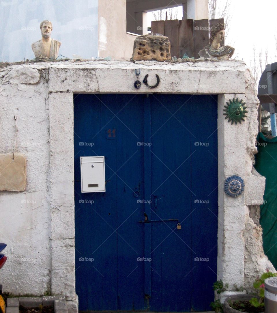Blue door, Cyprus
