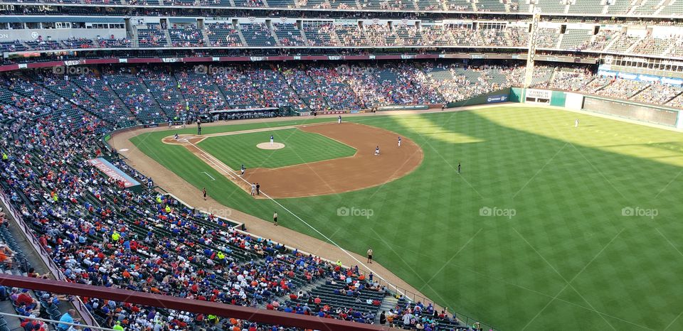 Texas Rangers Baseball Stadium - Globe Life Park Arlington Texas