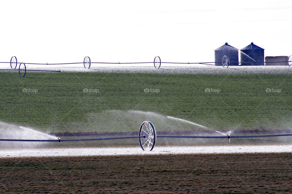 water ice farming frozen by mmcook