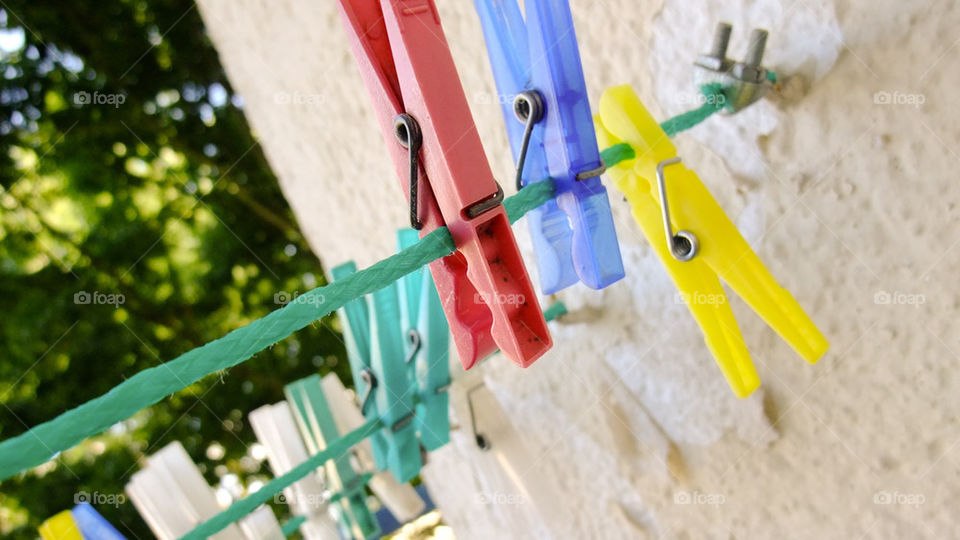 outdoor clothes laundry peg by startomat