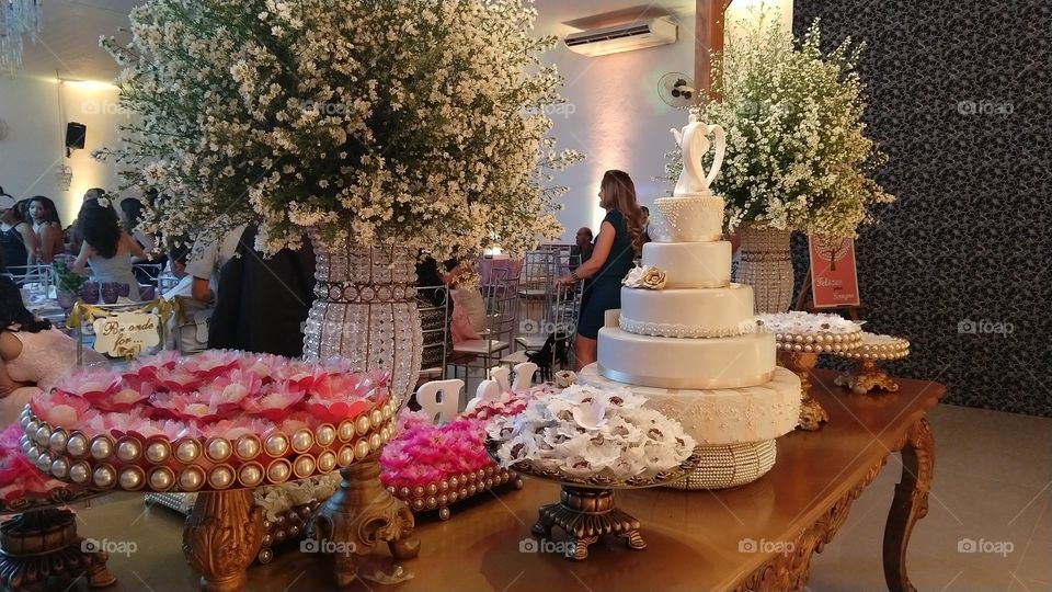 Decoração de casamento.