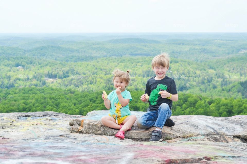 Mountain top snacks 