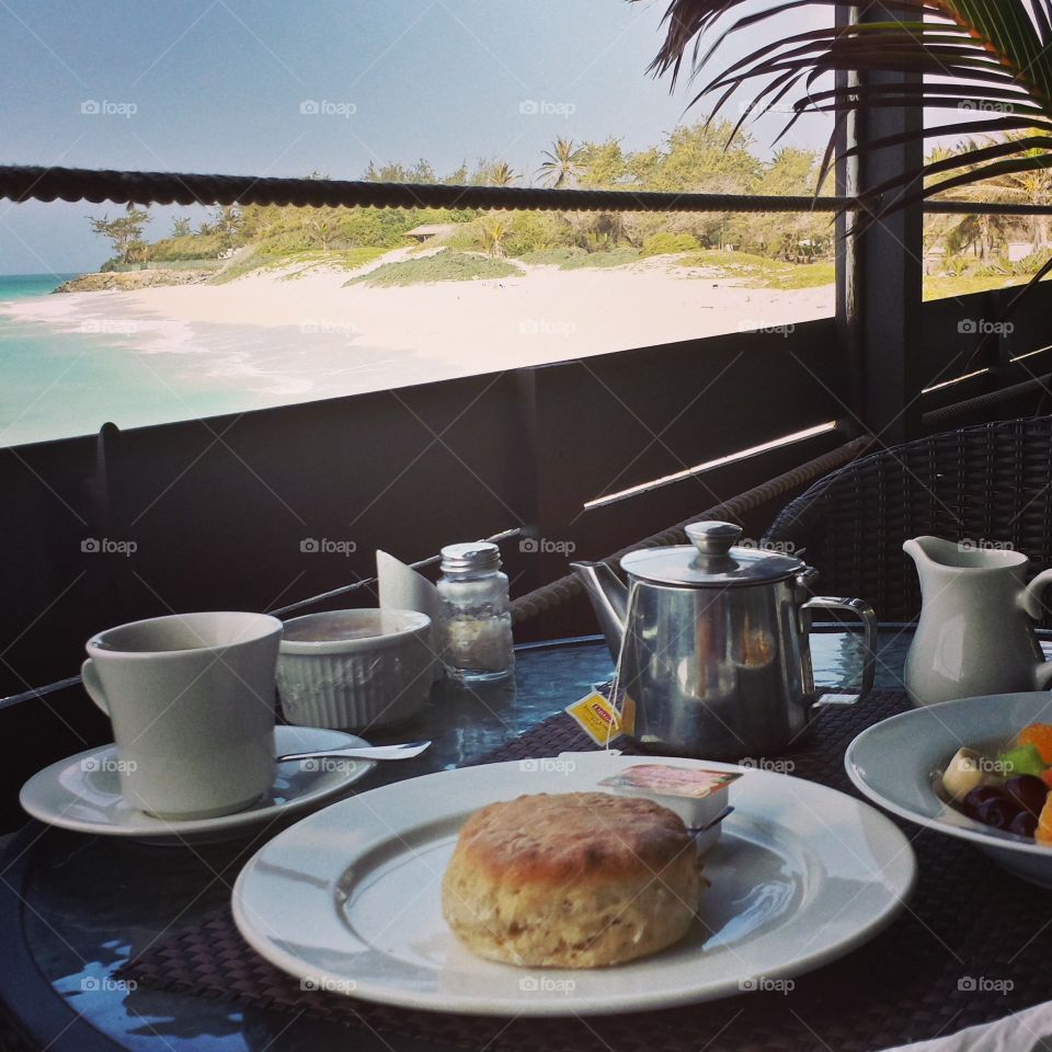 Beach Breakfast. Barbados, Silver Sands Breakfast