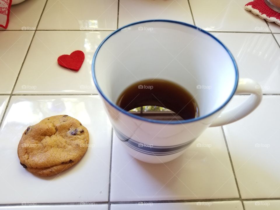 Coffee & Chocolate Chip Cookie Love