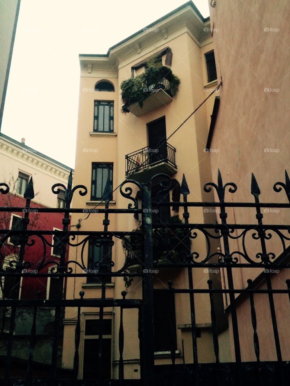 Wrought Iron. Gate & Balconies in Italy