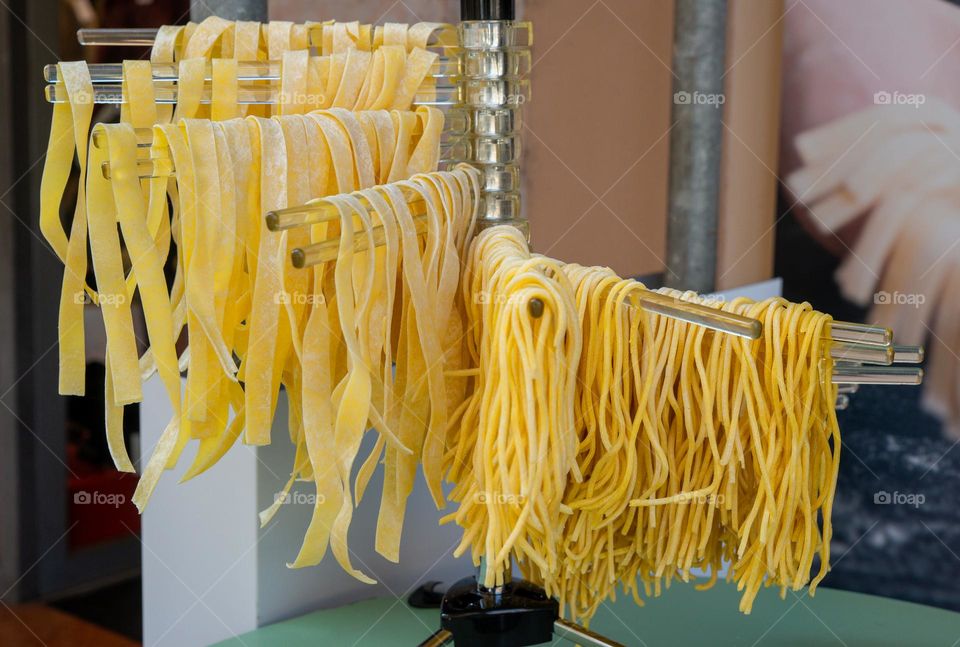 hanging noodles
